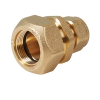 Wickes  Primaflow Brass Lead To Copper Coupling - 1/2in X 15mm