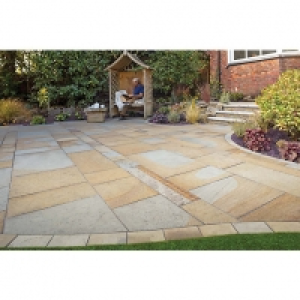 Marshalls Scoutmoor Textured Rustic Paving Slab Mixed Size - £1.00