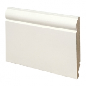 Wickes  Wickes Dual Purpose Torus/Ogee Primed MDF Skirting - 18mm x 