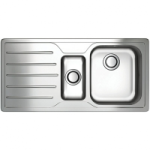 Ibis 1.5 Bowl Left Hand Drainer Stainless Steel Sink £239.00