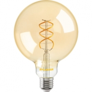 Sylvania LED Dimmable Golden Filament G120 E27 Light Bulb -