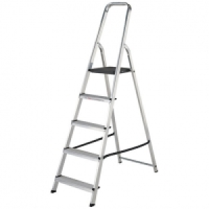Werner High Handrail 5 Tread Aluminium Stepladder £40.00