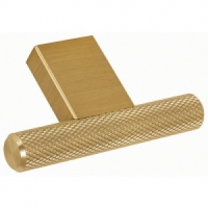 Wickes Dalston Textured T Knob Handle - Brass 60mm £6.00