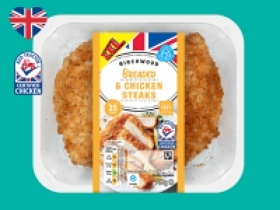 Birchwood 6 Breaded British Chicken Steaks