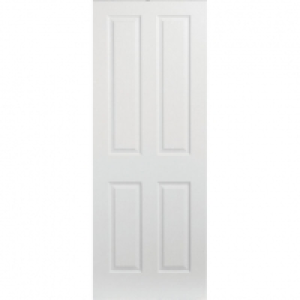 Wickes  Wickes Stirling White Grained Moulded 4 Panel Internal Door 