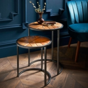 Pavilion Solid Wood Nest of 2 Tables £54.00