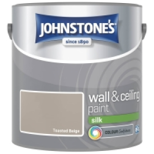 Johnstones Paint Vinyl Silk Emulsion - Toasted Beige 2.5L £8.00