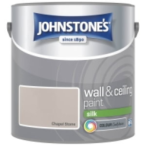 Johnstones Paint Vinyl Silk Emulsion - Chapel Stone 2.5L £8.00