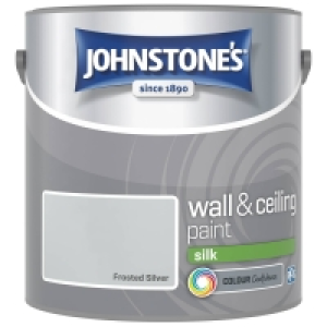 Johnstones Paint Vinyl Silk Emulsion - Frosted Silver 2.5L £8.00