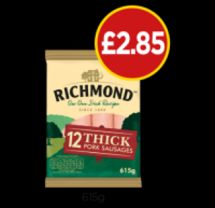 Richmond Thick Sausages £2.85