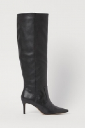 Knee-high leather boots £80.00
