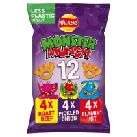 Iceland  Walkers Monster Munch Variety Multipack Snacks 12x22g