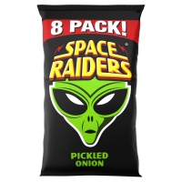 Iceland  Space Raiders Pickled Onion Multipack Crisps 8 Pack