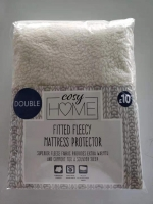 Cosy Home Fleecy Mattress Protector £8.00