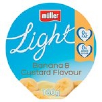 Morrisons  Muller Light Banana & Custard Yogurt