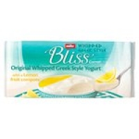 Morrisons  Muller Corner Bliss Greek Style Whipped Yoghurt & Lemon Comp