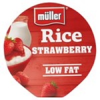 Morrisons  Muller Rice Strawberry Low Fat Dessert   