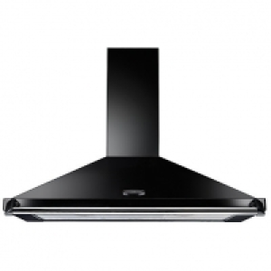 Rangemaster 90cm Classic Chimney Cooker Hood Black & Chrome
