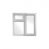 Wickes  Wickes White uPVC Casement Window - Right Side Hung & Top Hu
