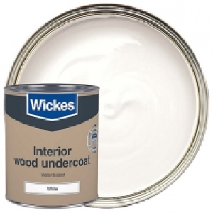 Wickes  Wickes Water Based Undercoat White 750ml