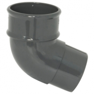 FloPlast 68mm Round Line 112.5° Offset Bend - Anthracite Gre