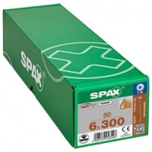 Spax Tx Washer Head Wirox Screws - 6.0x300mm Pack Of 50 £57.67
