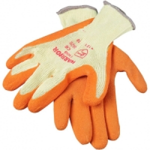Wickes Builders Orange Grippa Gloves - Large