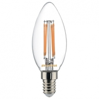 Wickes  Sylvania LED Non Dimmable Filament E14 Candle Light Bulb - 4