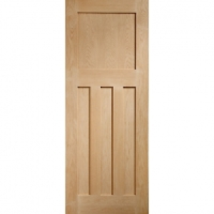 Wickes  XL Joinery DX Oak 1930s Classic Pre Finished Internal Door -