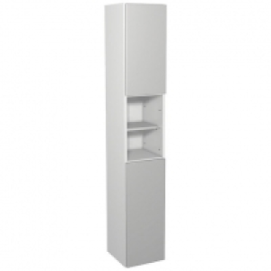 Wickes  Wickes Vienna Grey Gloss on White Fitted Tall Tower Drawer U