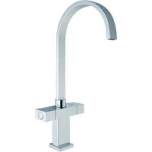 Wickes Akola Monobloc Mixer Kitchen Sink Tap - Chrome