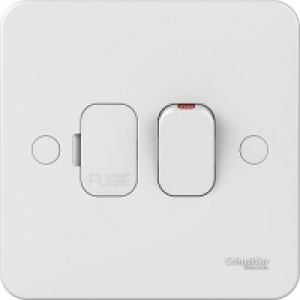 Lisse 13 Amp Double Pole Switched Fused Connection Unit - Wh