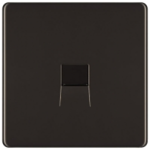 BG Screwless Flat Plate Single Master Telephone Socket, Scre £8.70