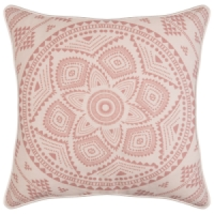 BMStores  Mandala Cushion 48 x 48cm - Blush