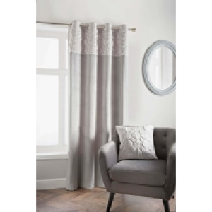 Axel Quilted Panel 55 x 90 Inch - Silver
