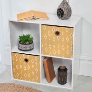 BMStores  Storage Cubes 2pk - Ochre