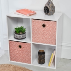 BMStores  Storage Cubes 2pk - Coral