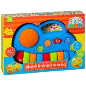 Giggle & Grow Piano & Drum Combo - Blue £9.99