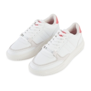 Avenue Ladies White Chunky Trainers