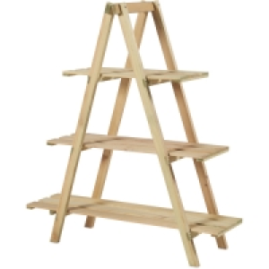 Aldi  Natural Wooden Plant Stand