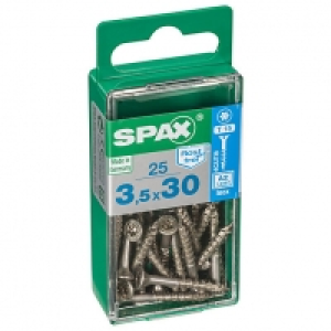 Spax Tx Countersunk Stainless Steel Screws - 3.5 X 30mm Pack £5.24