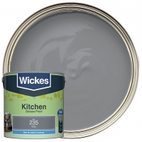Wickes  Wickes Slate - No.235 Kitchen Matt Emulsion Paint - 2.5L