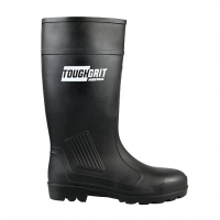 Wickes  Tough Grit Larch Safety Wellington Boot - Black Size 8