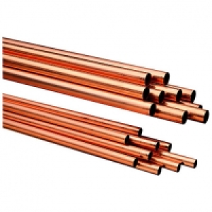 Wickes  Wickes Copper Pipe 22mm x 2m Pack 10