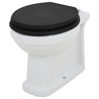 Wickes  Wickes Oxford Traditional Back To Wall Toilet Pan & Black So