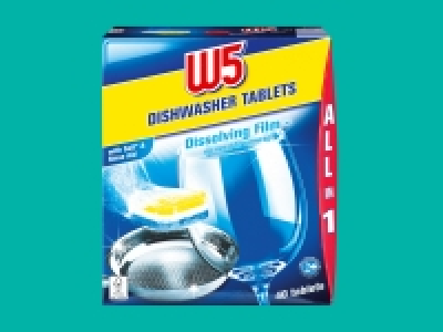 W5 Dishwasher Tablets £1.99