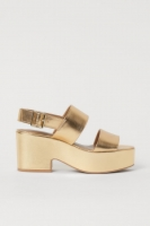 Shimmering sandals £18.00