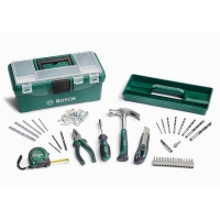 RobertDyas  Bosch 73 Piece Home Tool Kit - Green
