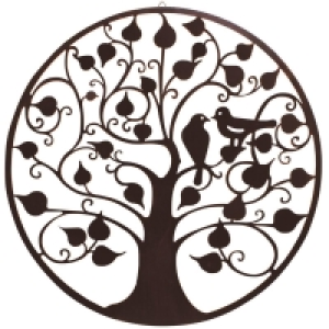 My Botanical Garden Iron Wall Decoration Birds In Tree - L £39.99