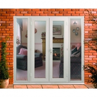 Wickes  Wickes Upvc Double Glazed French Doors with 2 Side Panels 60